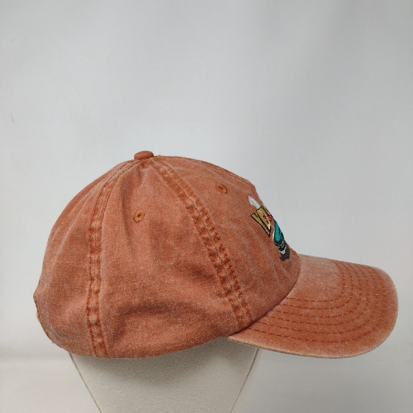 West Yellowstone Rod Run 2013 Montana Strapback Hat Brown OSFM Adjustable Otto