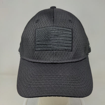 Grunt Style Men's Stretchy Hat Black Embroidered American Flag This We'll Defend