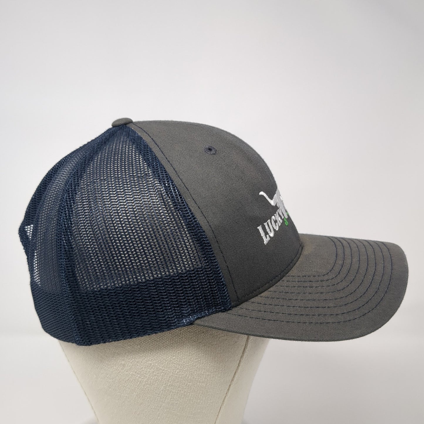 Lucky Loopers Trucker Hat Multicolor One Size Adjustable Mesh Back Richardson