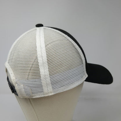Adidas Trucker Hat Black One Size Stay Positive SP NJ Logo Snapback Mesh Hat