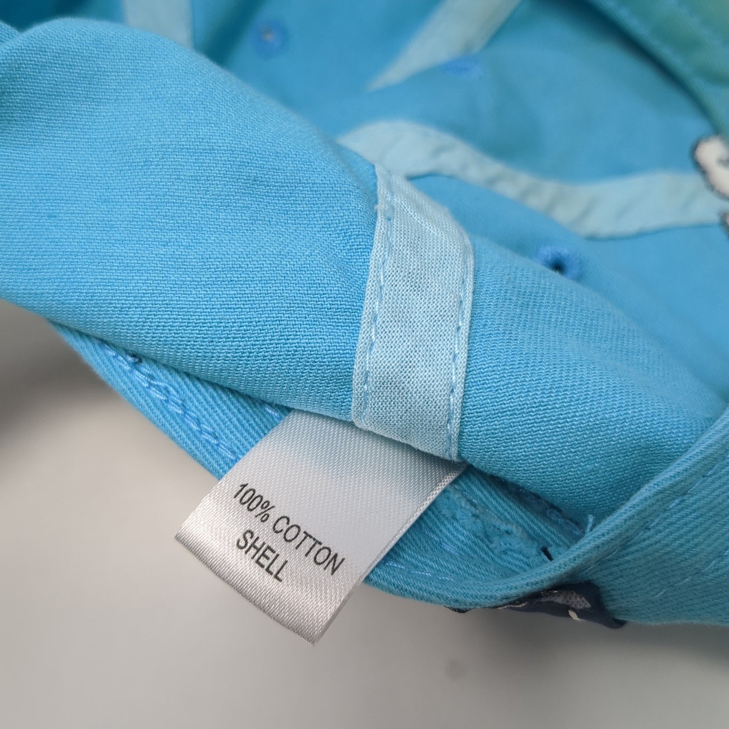 Whale Logo Slideback Hat Blue One Size Solid Adjustable Vineyard Vines
