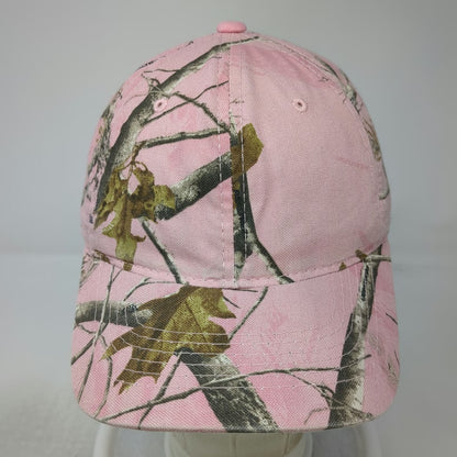 Signatures Baseball Cap Pink One Size Camo Realtree AP Strapback Hat 6 Panel