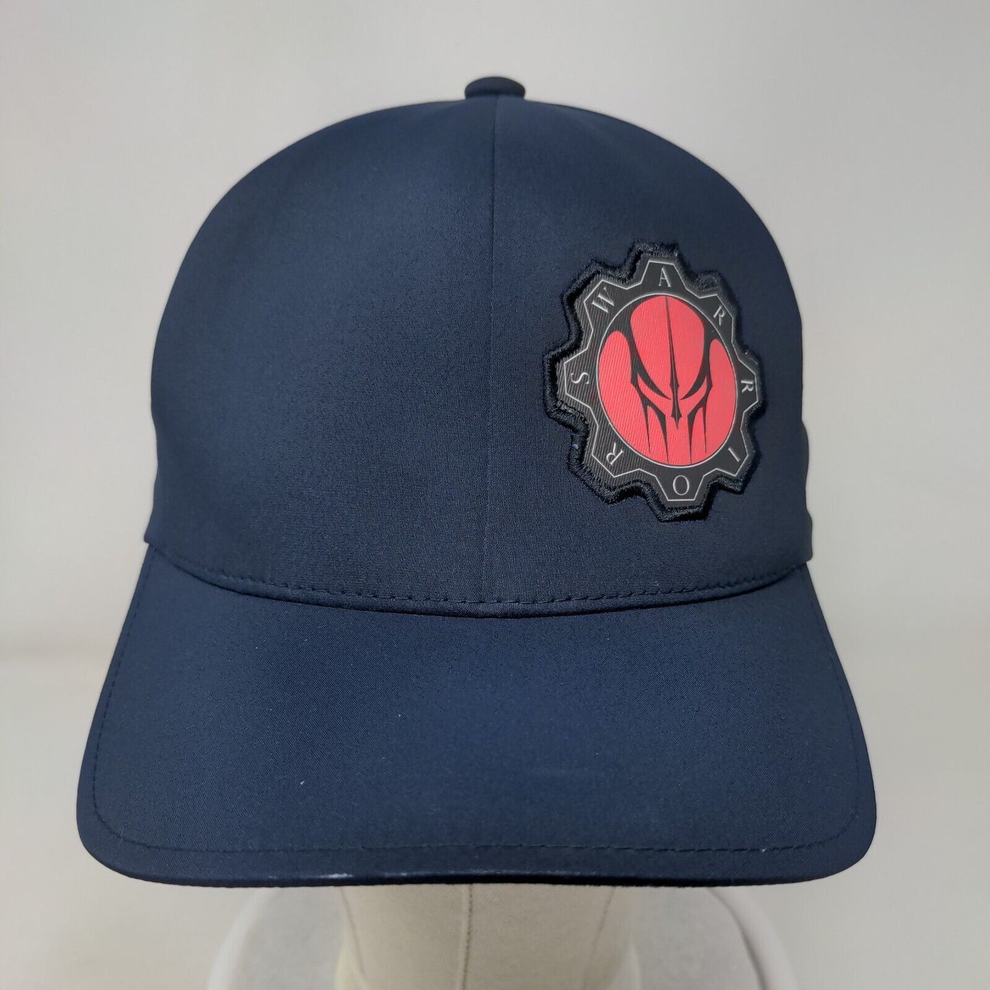 Warriors Fitted Hat Blue S/M Lightweight Embroidered 6 Panel Flexi Fit Delta