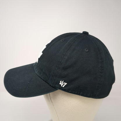 '47 Black Baseball Cap OSFM MLB Los Angeles Dodgers Logo Cotton Slideback Hat