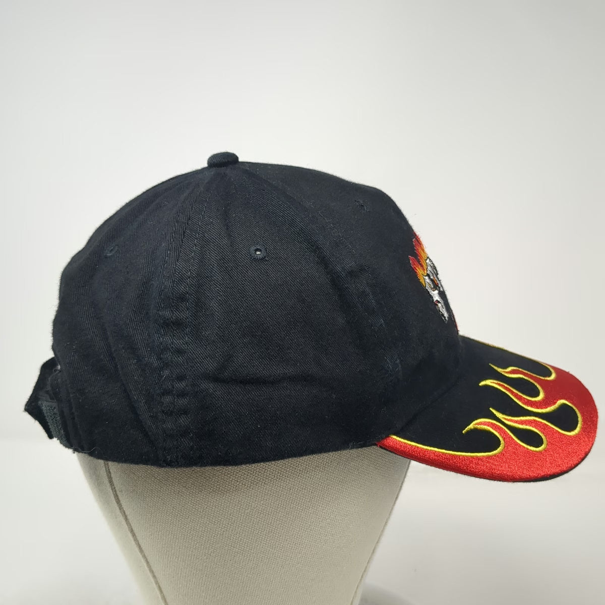 Lightning Clothing Baseball Cap Black Red Yellow Vintage Sturgis 2004 Flame hat