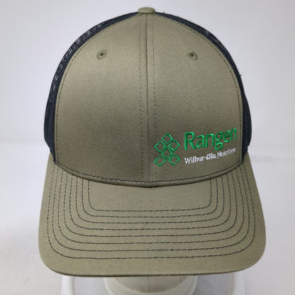 Richardson Trucker Hat Green One Size Mesh Snapback Wilbur-Ellis Nutrition Logo