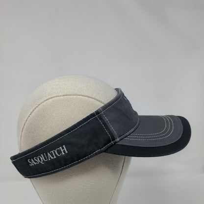 Spearfish Sasquatch Strapback Sun Visor Cap Gray One Size Adjustable Richardson