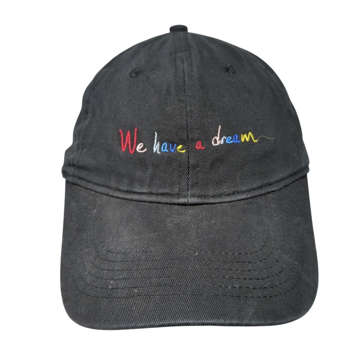 We Have A Dream Slideback Hat Black One Size Adjustable Port & Company