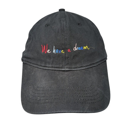 We Have A Dream Slideback Hat Black One Size Adjustable Port & Company