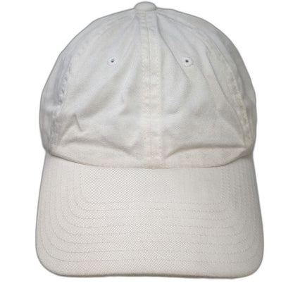 American Needle Baseball Cap White One Size Bamboo Cotton Slideback Plain Hat