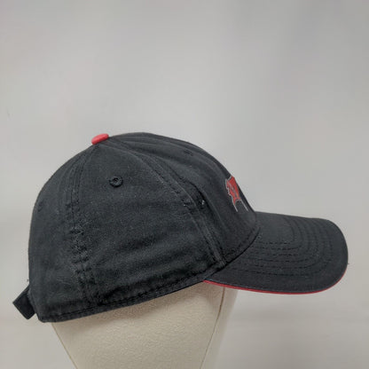 Super Bowl LIV Tampa Bay Buccaneers Strapback Hat Black Graphic Logo NFL