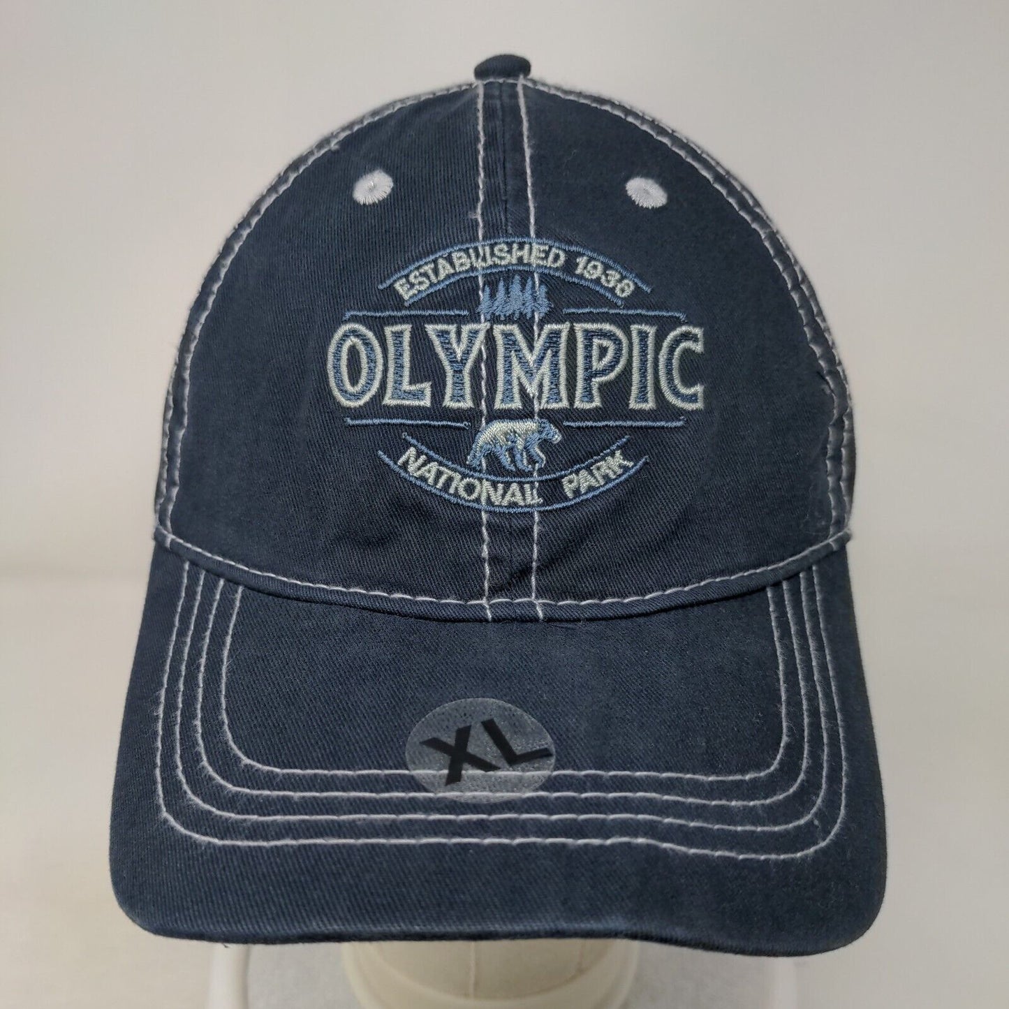 Olympic National Park Est. 1936 Slideback Hat Blue XL Embroidered Prairie