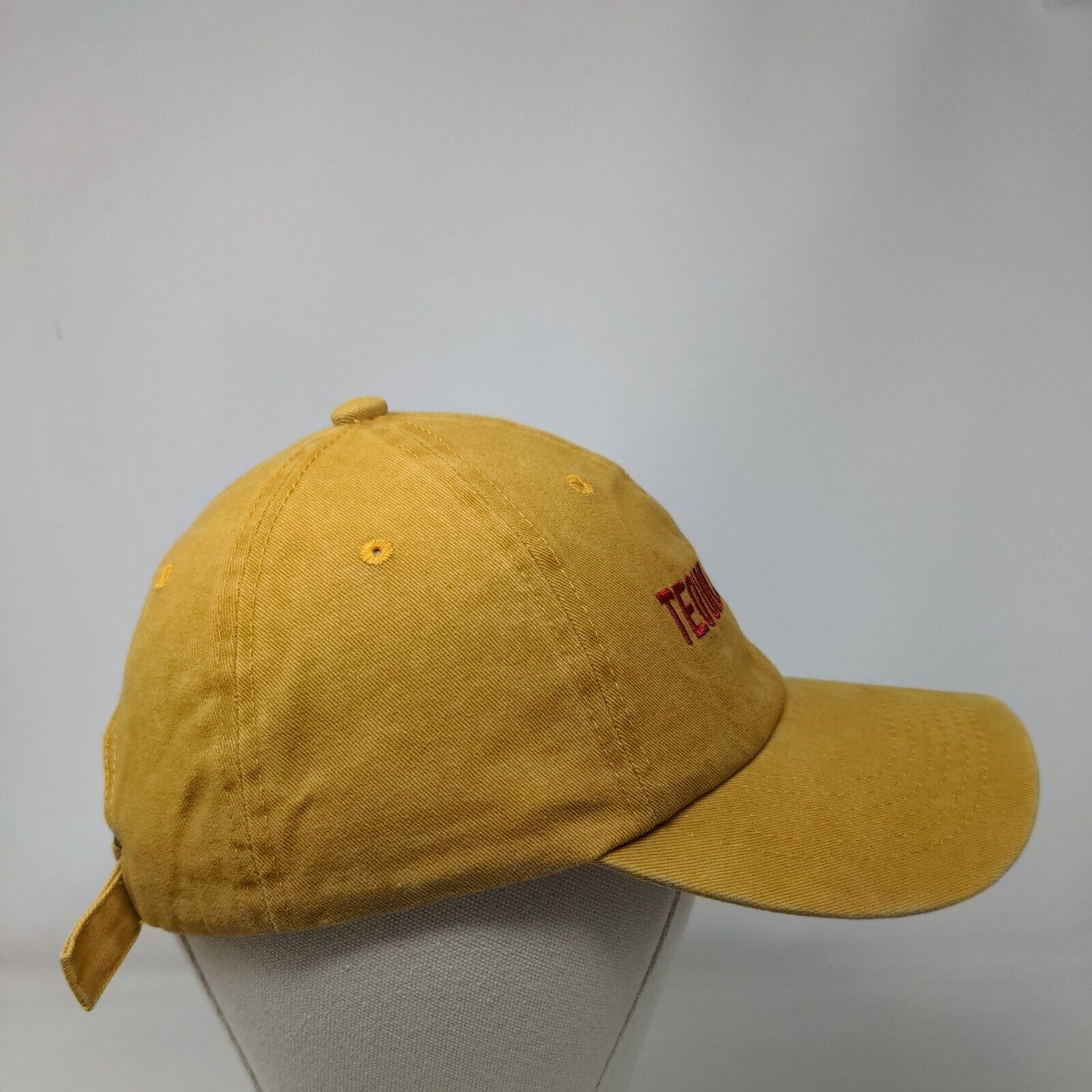 Tequila + Topo Slideback Hat Tan One Size Adjustable Embroidered 6 Panel Cotton
