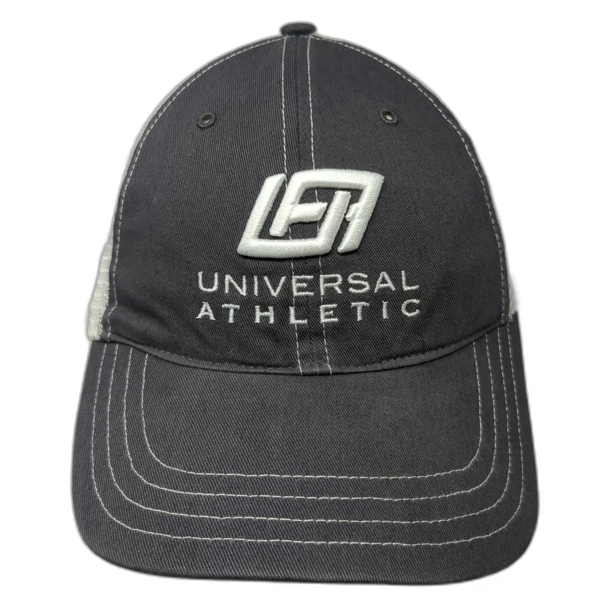 Richardson Trucker Hat Gray One Size Universal Athletic Snapback Mesh Adjustable