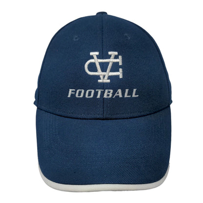 Football Strapback Hat Blue OSFM Embroidered Nike Legacy91 Dri-Fit
