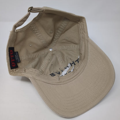 Thrive Markert Slideback Baseball Cap Brown One Size Adjustable Embroidered Otto