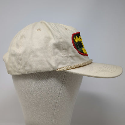 Wish Me Luck 5 Panel Beige One Size Hat Rope Camo Patch Snapback Ready Mix 777