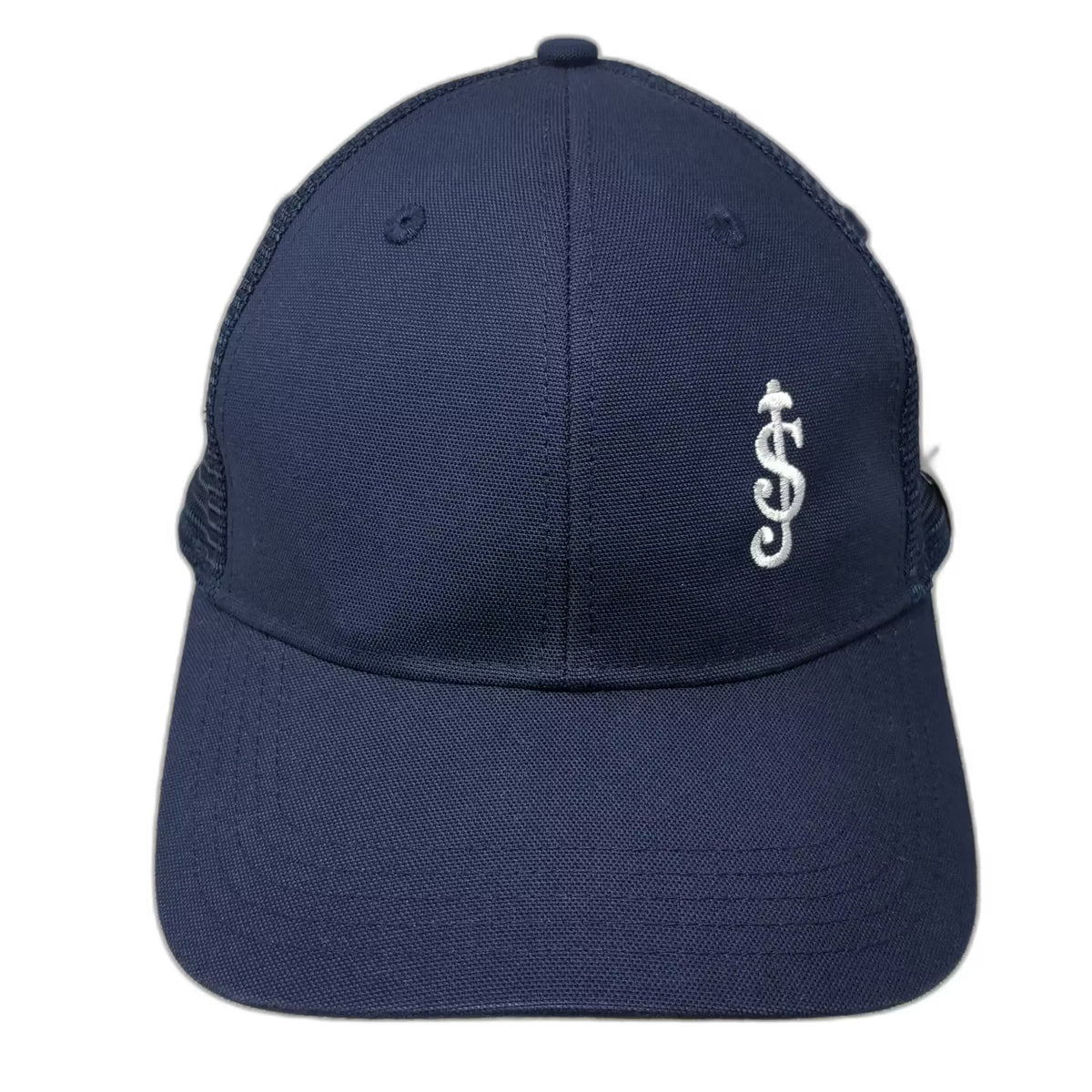 Carhartt Blue OS Trucker Hat Embroidered Logo Snapback Mesh Back Adjustable