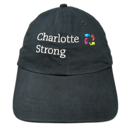 Cap America Black One Size Baseball Cap Hartford HealthCare Charlotte Strong Hat