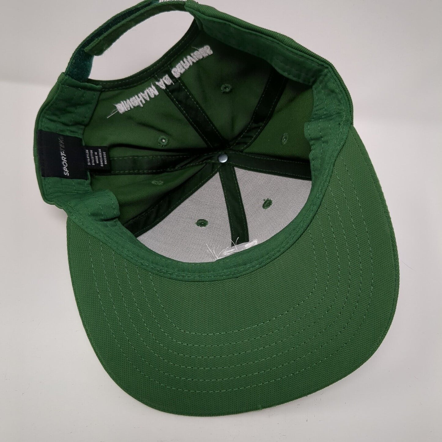 Bingham AG Services Strapback Hat Green OS Adjustable Embroidered Sport-Tek