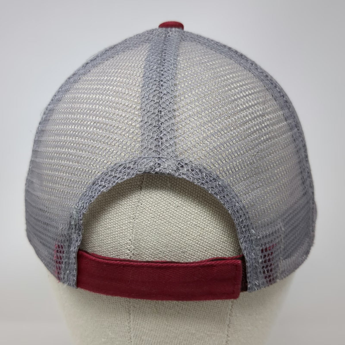 360 Apparel Baseball Cap Red Gray One Size Mesh Back Zimmatic Irrigation Hat