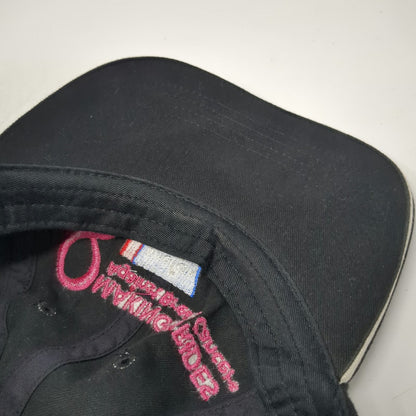 Cap America Baseball Cap Black One Size American Cancer Society Pink Ribbon Hat