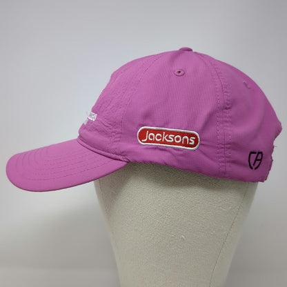 Cap America Baseball Cap Pink White Red One Size Boys Girls Clubs Ada Logo Hat