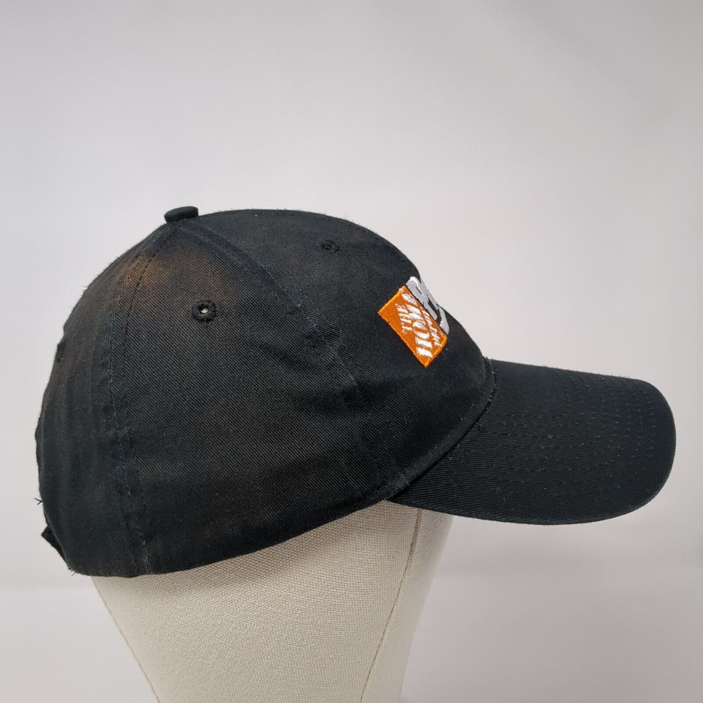The Home Depot Pro Xtra Strapback Hat Black OSFA Embroidered Hit Wear