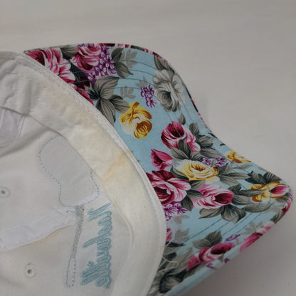 Nashville Floral Guitar Strapback Hat Multi One Size Embroidered Adjustable