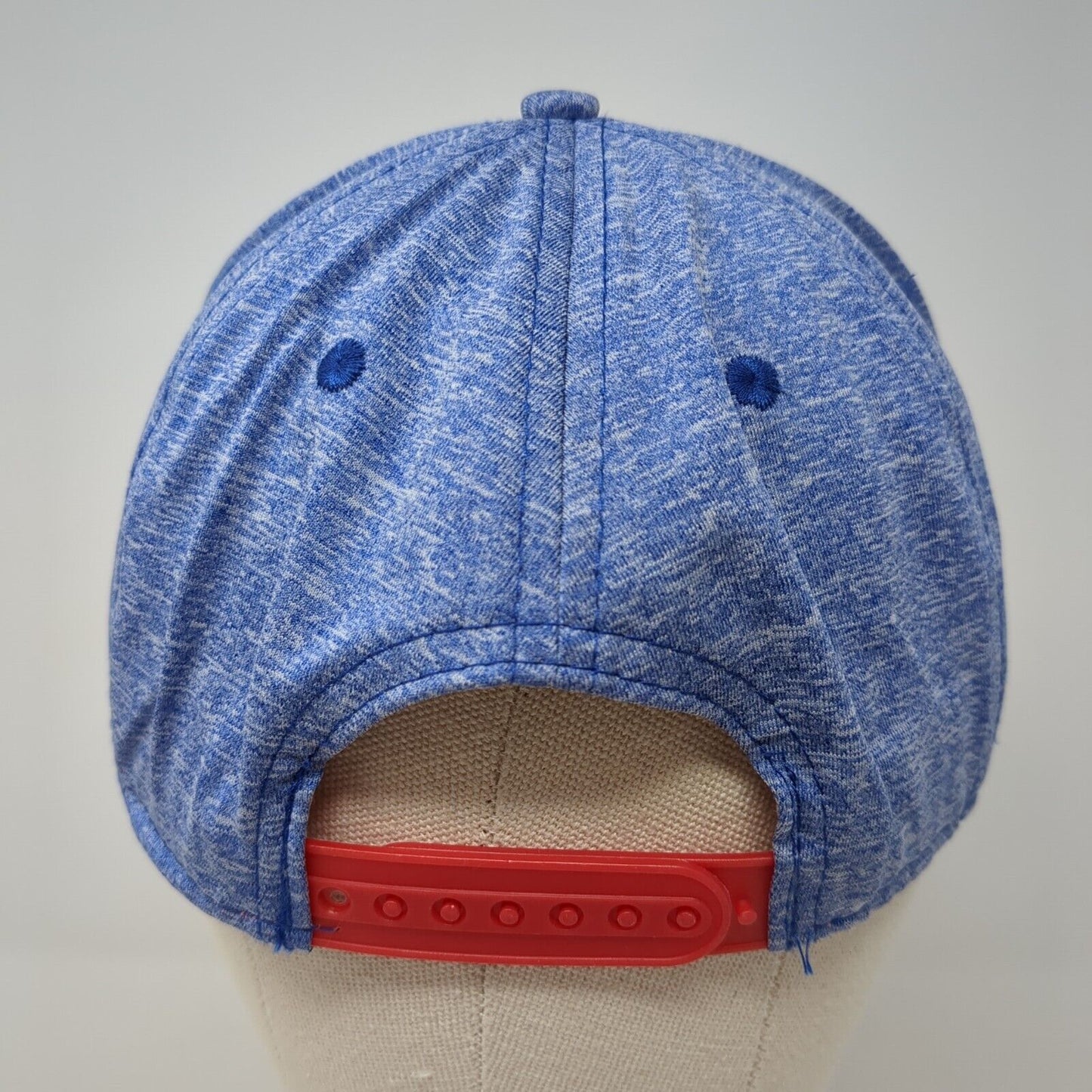 Captain America Snapback Hat Blue One Size Embroidered 6 Panel Marvel