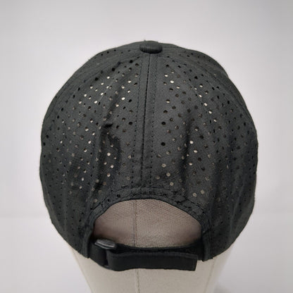 All Out Mayhem Strapback Hat Black One Size Adjustable Embroidered Breathable