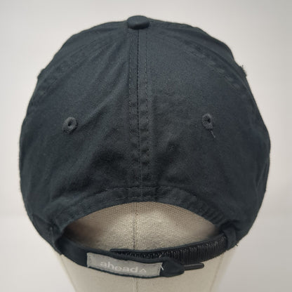 Idaho Club Strapback Hat Black One Size Classic Fit Embroidered Ahead