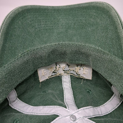 Fahrenheit Baseball Cap Green One Size Elderhostel Explore World Map Cotton Hat
