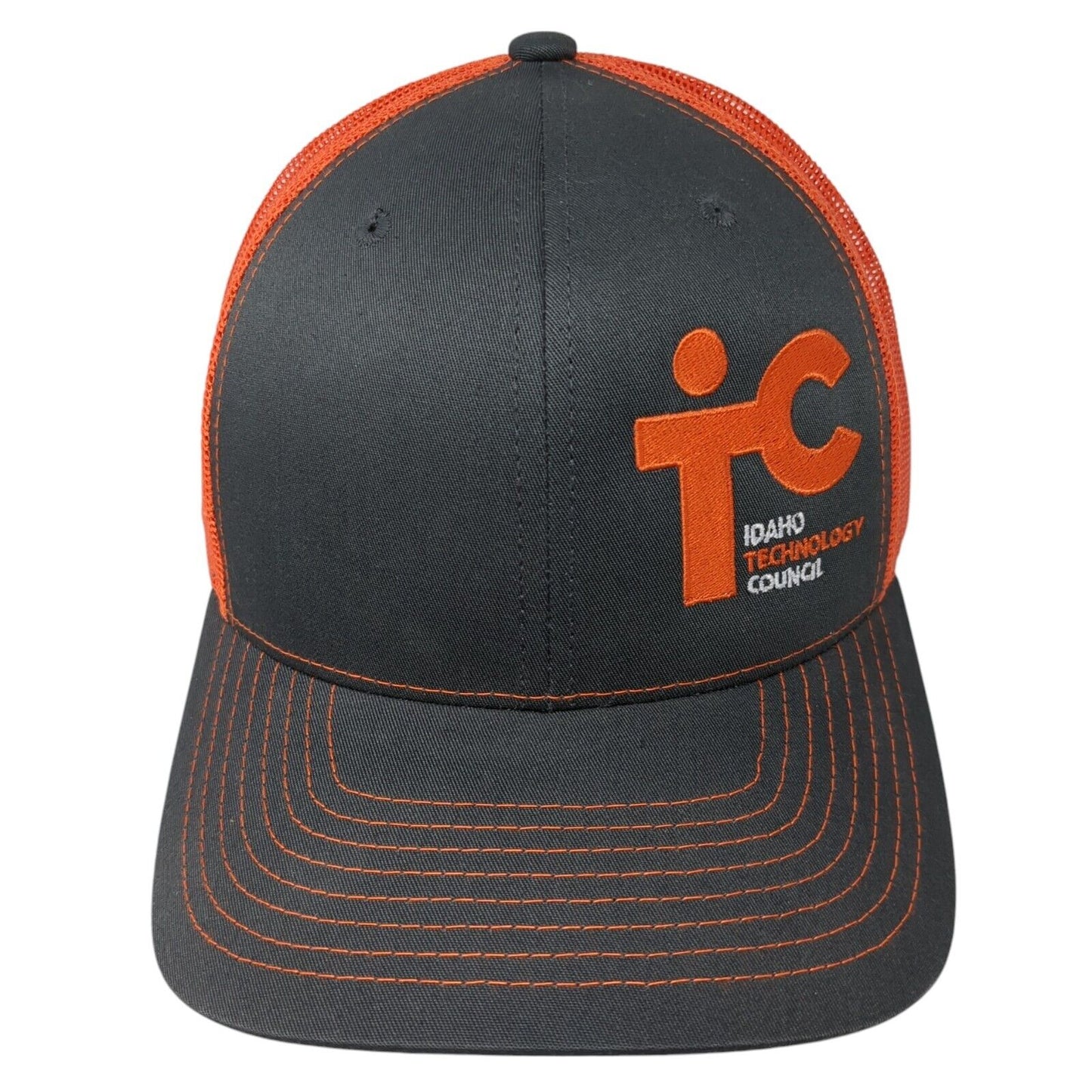 ITC Idaho Technology Council Snapback Trucker Hat Multi OS Mesh Back Richardson