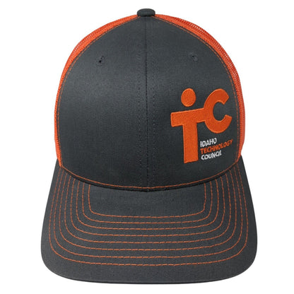 ITC Idaho Technology Council Snapback Trucker Hat Multi OS Mesh Back Richardson