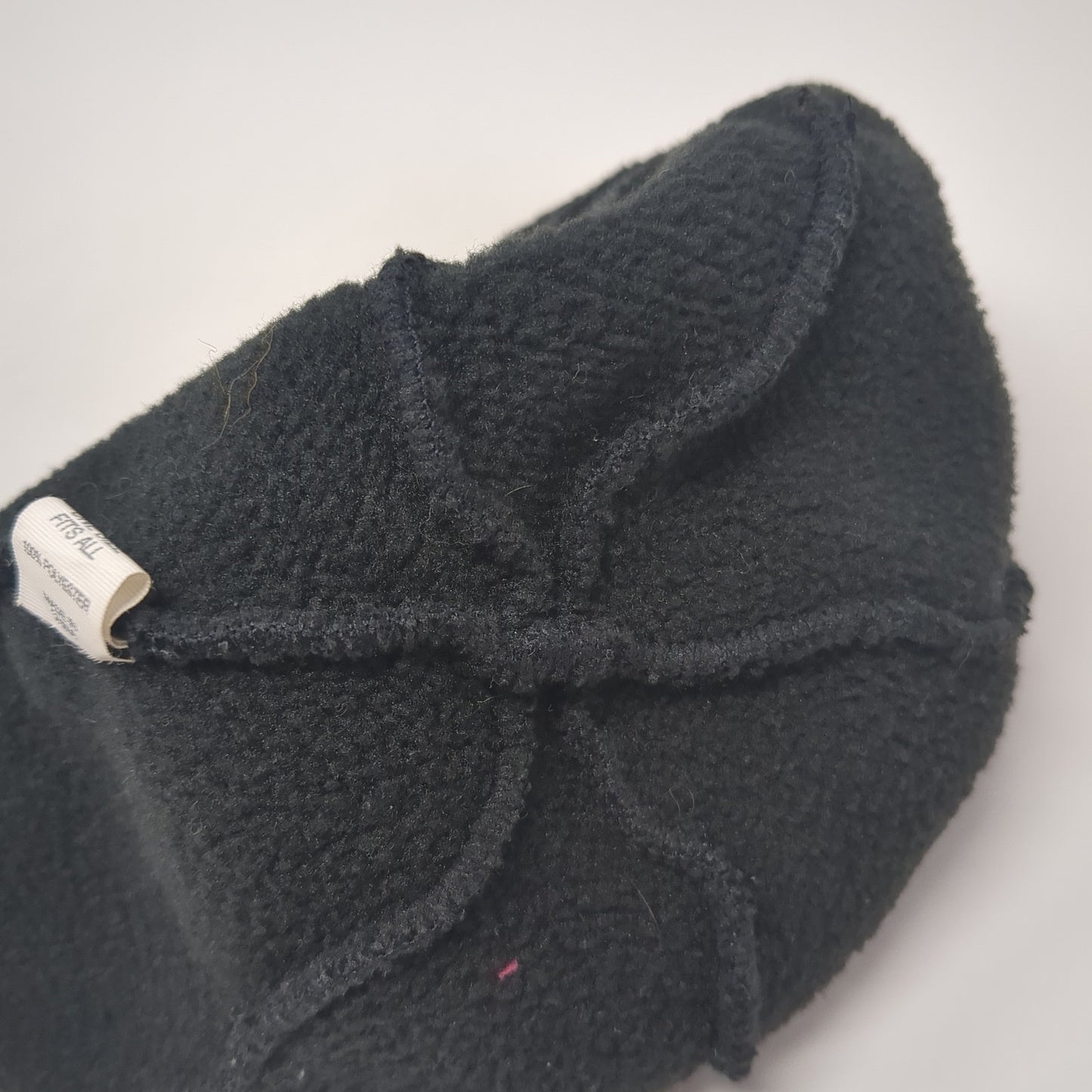 Adidas Beanie Hat Black One Size Stretch Hand Knitted Lightweight Polyester