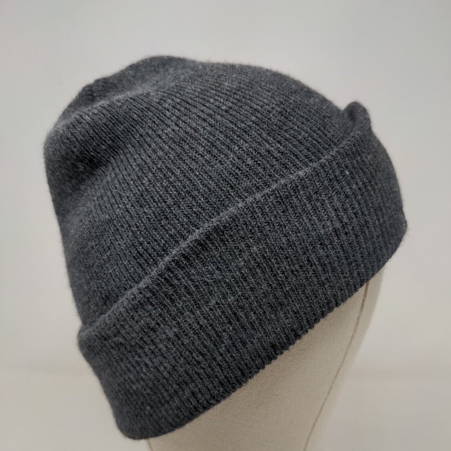 Cap America Men's Knit Beanie Hat Gray IU Health Hospital Embroidered Logo