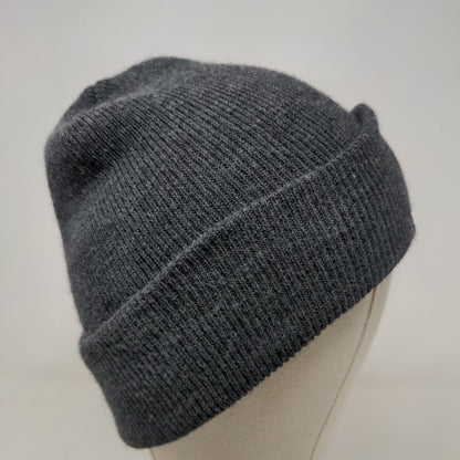 Cap America Men's Knit Beanie Hat Gray IU Health Hospital Embroidered Logo