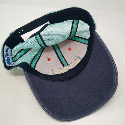 Wears Woody Trucker Hat Pink Blue One Size Mesh Snapback Coastal Beach Wagon