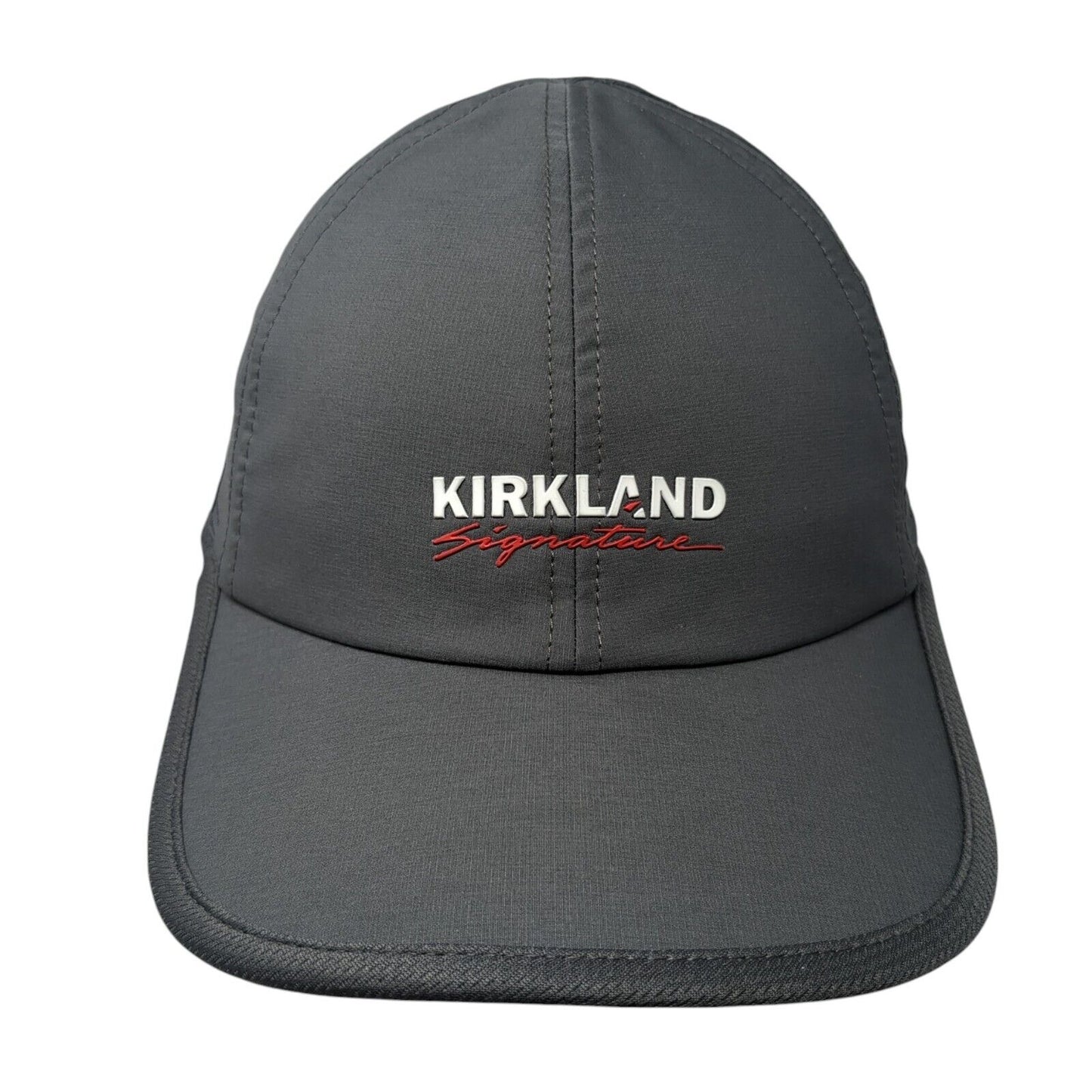 Kirkland Signature Strapback Hat Gray One Size Adjustable Breathable 6 Panel
