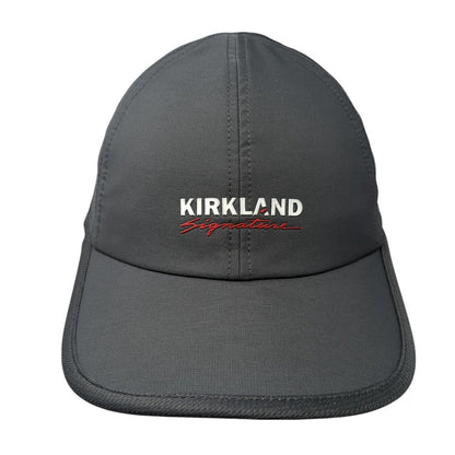 Kirkland Signature Strapback Hat Gray One Size Adjustable Breathable 6 Panel