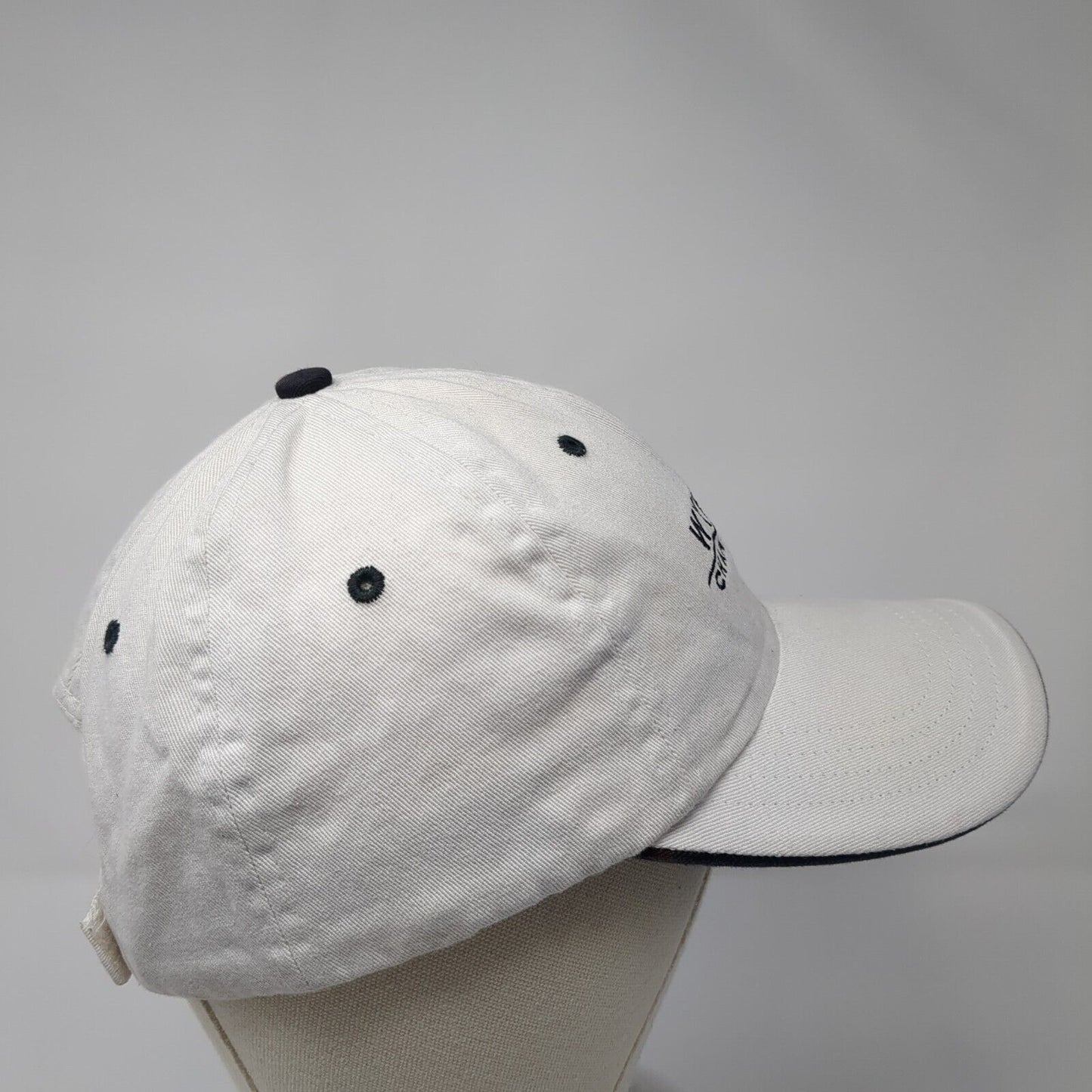 Wyndham Championship Strapback Hat White One Size American Dry Goods
