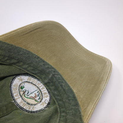 Great Smoky Mountains Strapback Hat Green One Size Adjustable Jhats