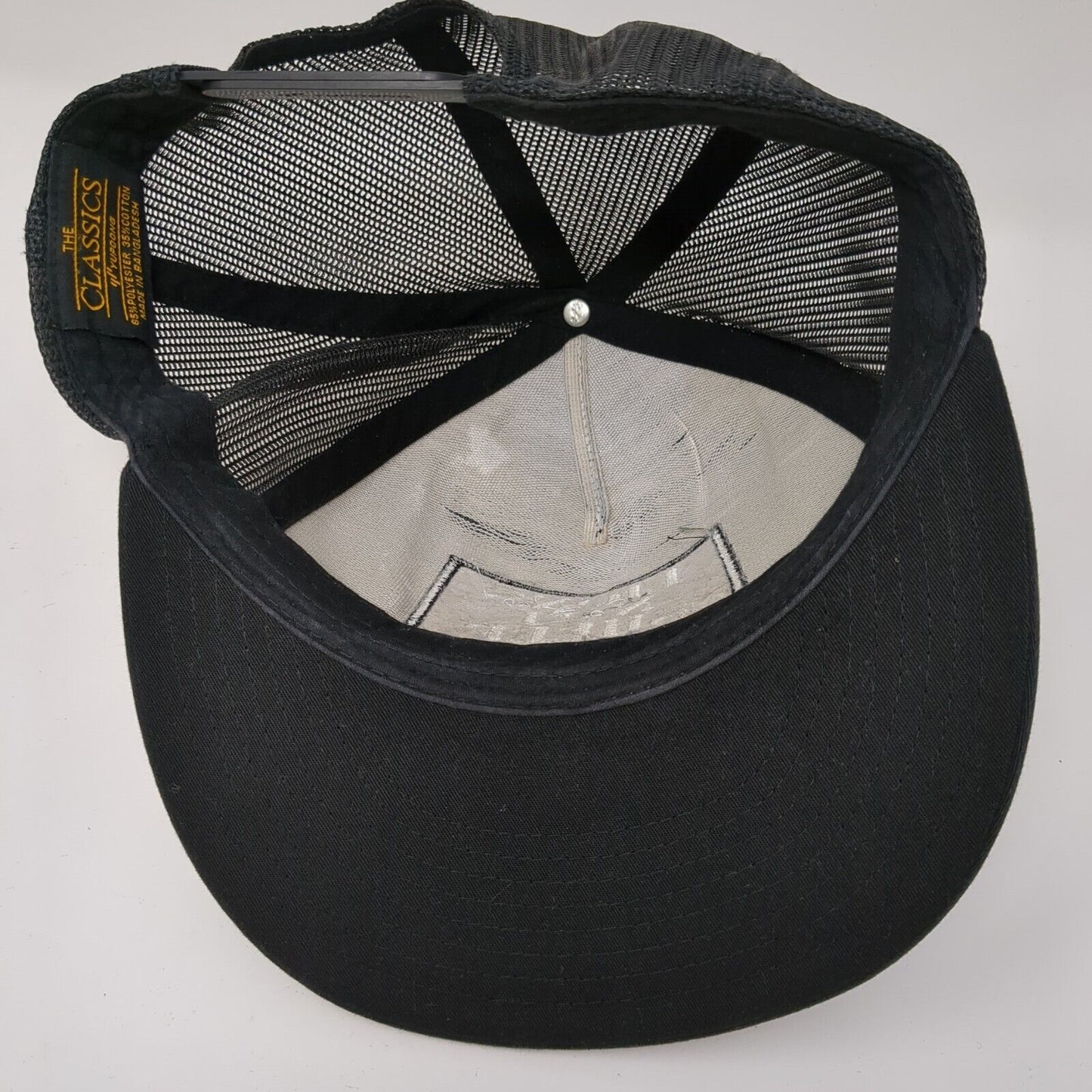 Lions Not Sheep Snapback Trucker Hat Black One Size Adjustable Mesh Back Yupoong