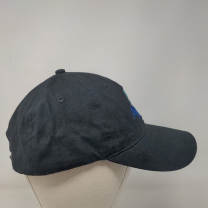 Artesia Naples Slideback Hat Black OS Adjustable Embroidered Port & Company