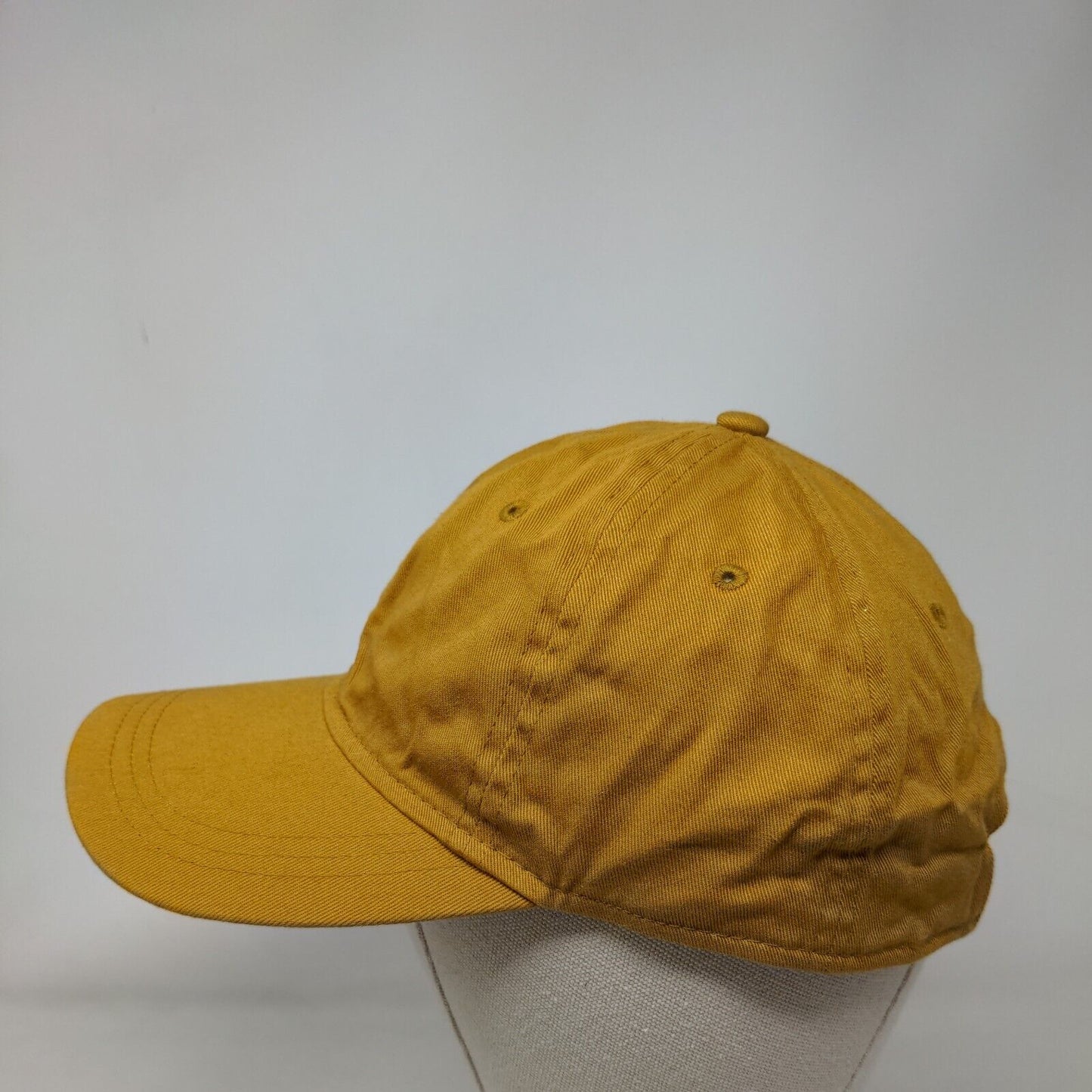 Universal Thread Slideback Hat Yellow One Size Adjustable 6 Panel Blank