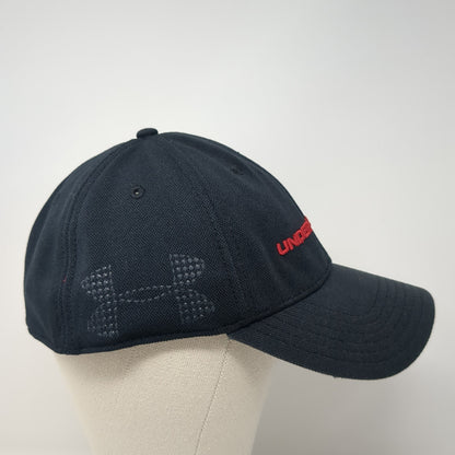 Under Armour Fitted Baseball Cap Black XL Lightweight Embroidered 6 Panel