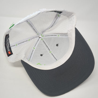 Empire Snapback Trucker Hat Gray One Size Adjustable Mesh Back Name Brand