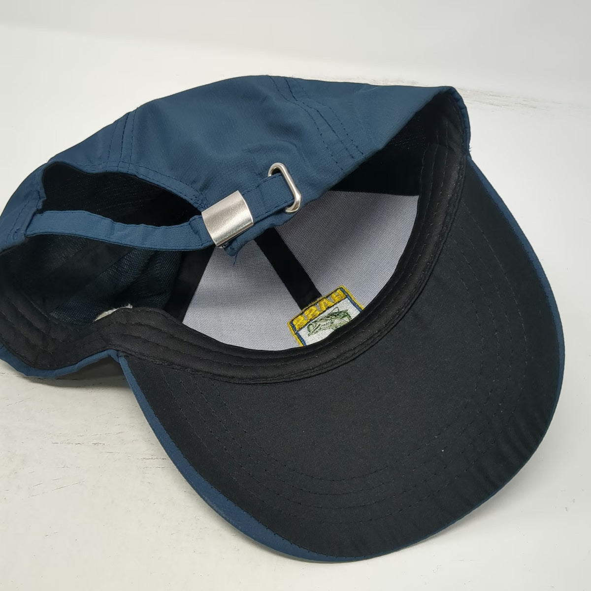 B.A.S.S. Baseball Cap Blue One Size Nylon Slideback Fishing Shield Logo Hat