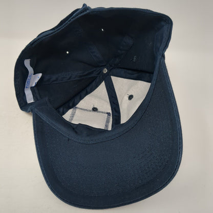 Knight Logo Patch Strapback Hat Blue One Size Port & Company Outdoor